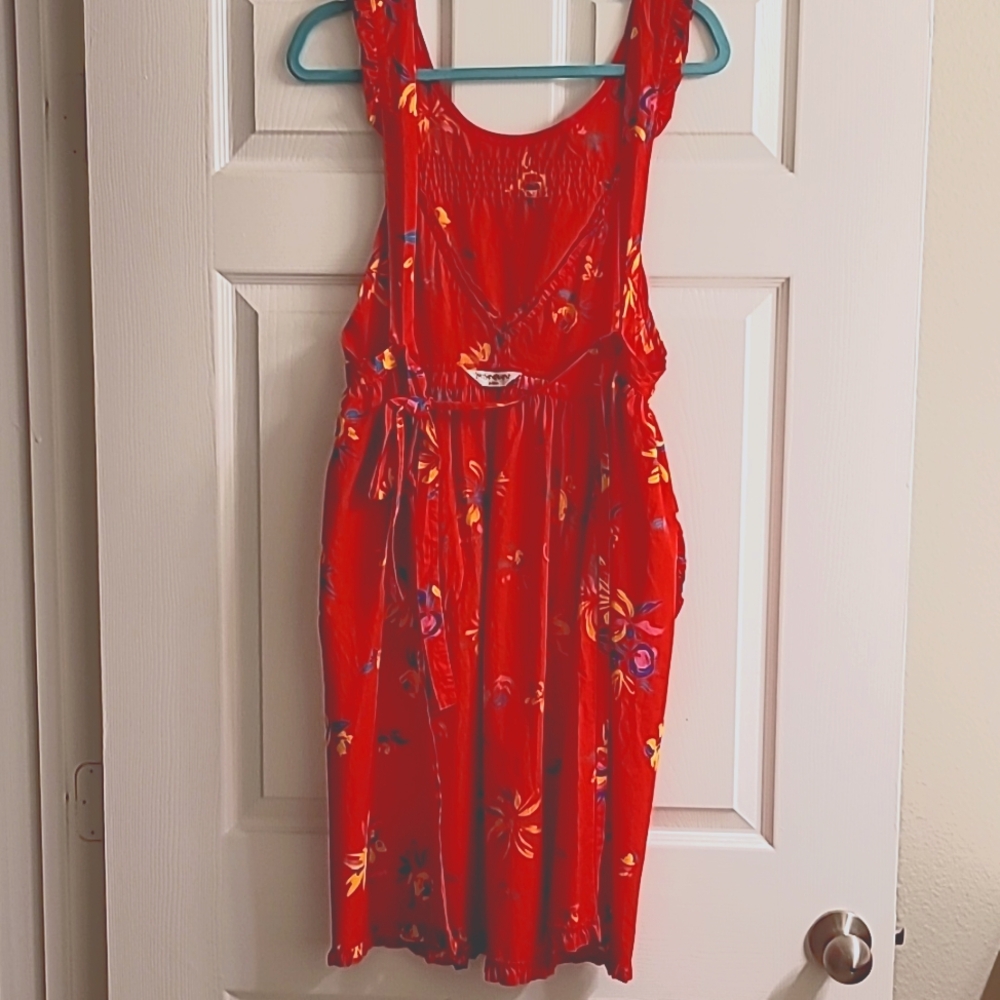 Yves Saint Laurent Floral Red Apron - image 2